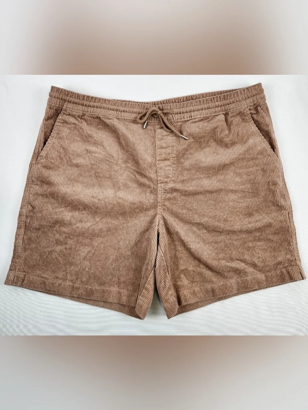 C&C California Corduroy Shorts Mens XL Elastic Drawstring Waist Surfer Beach